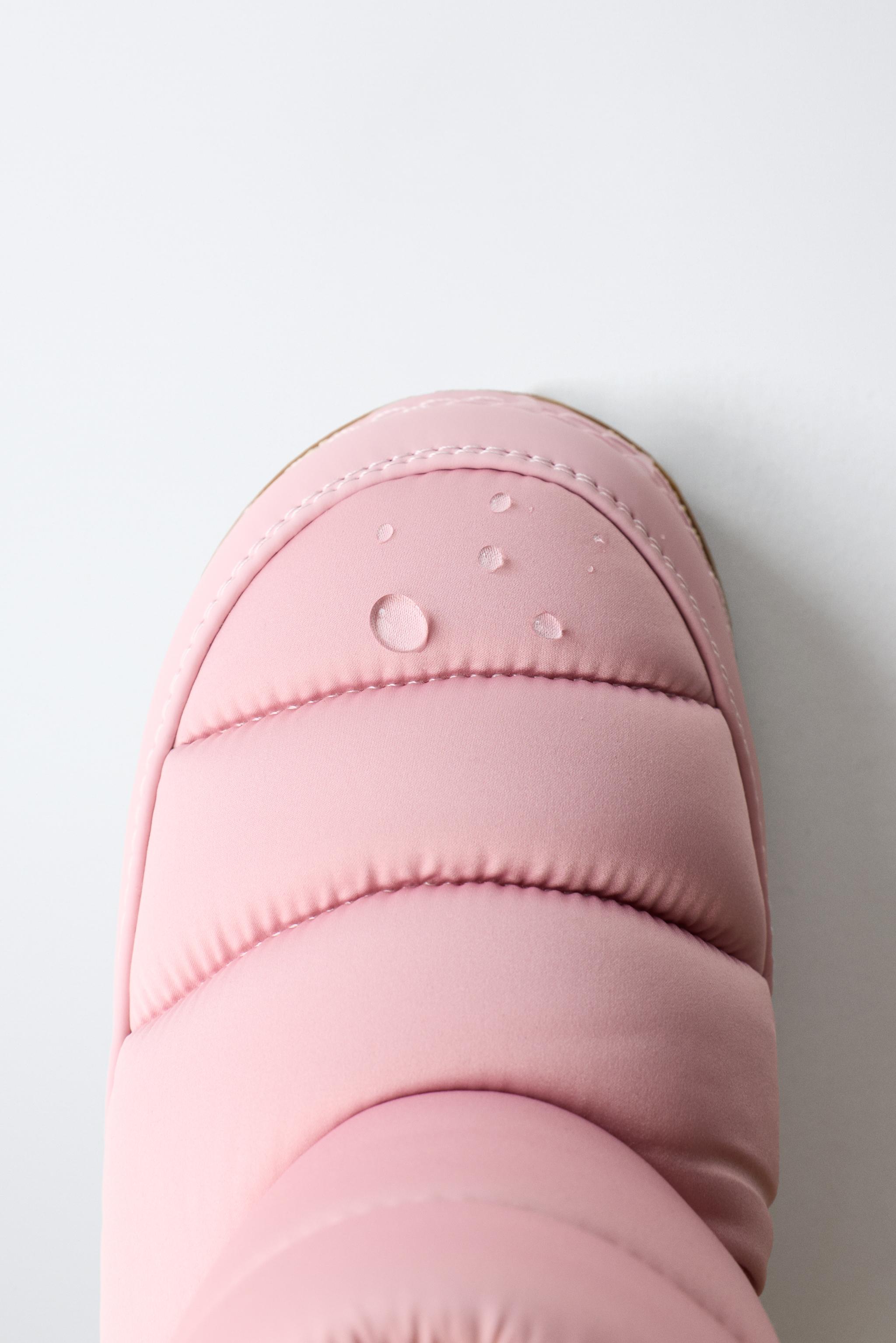 METALLIC WATER REPELLENT BOOTS